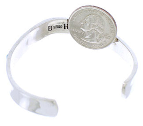 Multicolor Southwest Turquoise Sterling Silver Cuff Bracelet PS71169